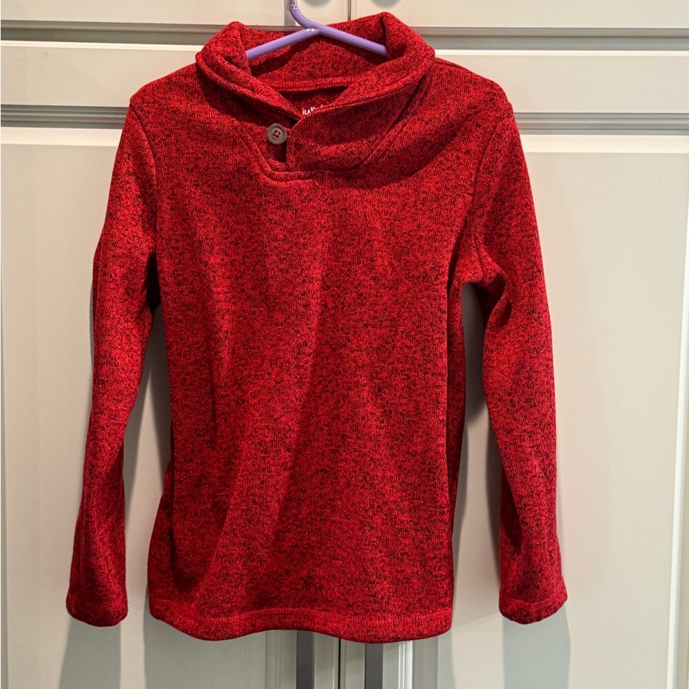Red Cowl Neck Sweater